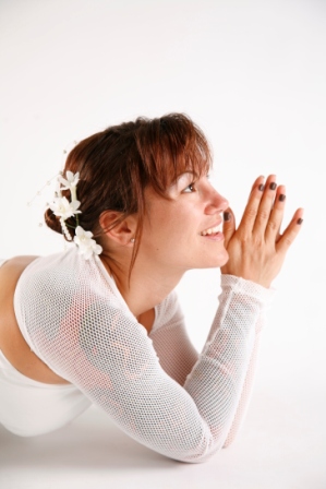 christine yoga navarro instructor charlotte balancing arm