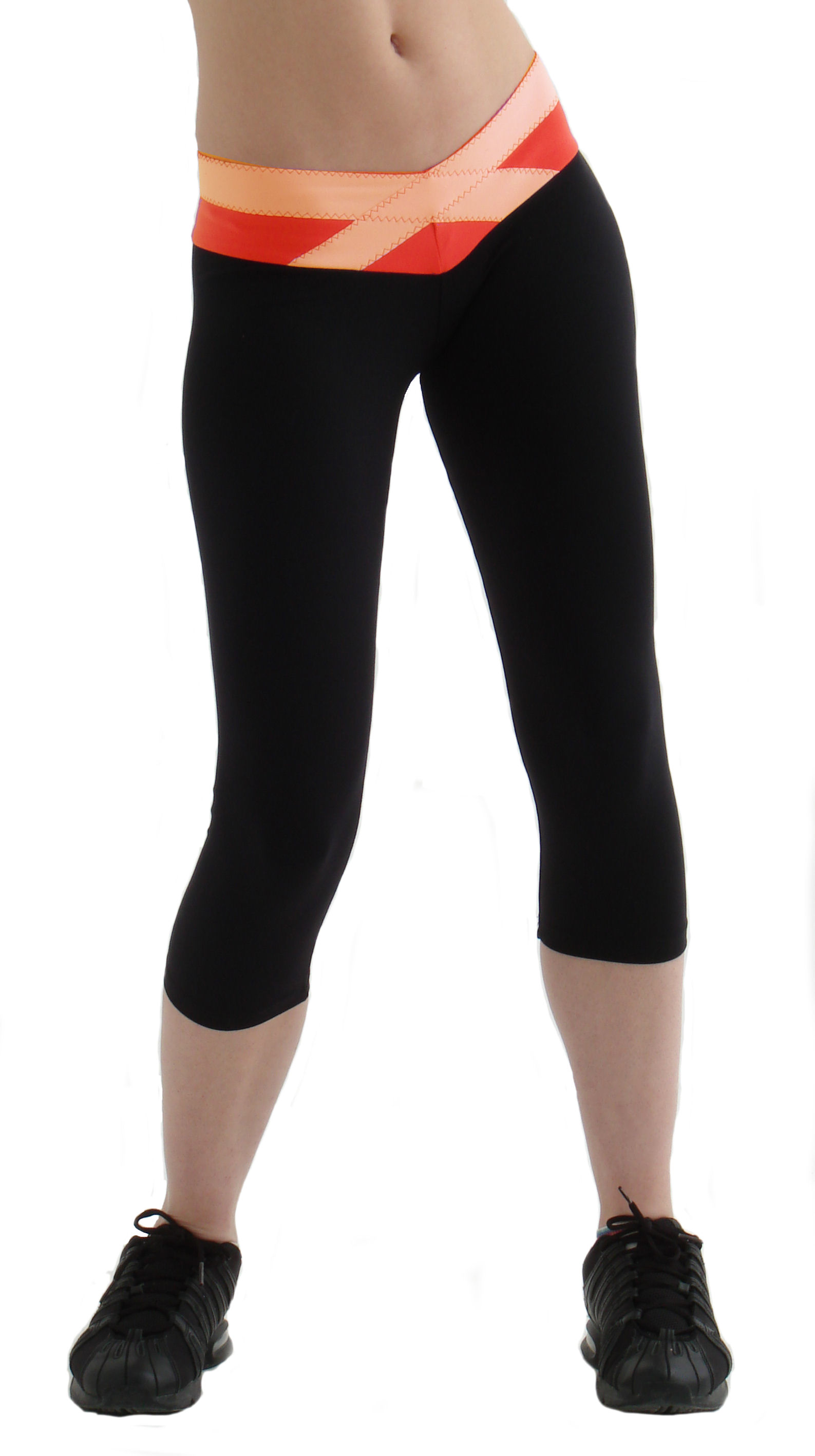 Tangerine workout deals capris